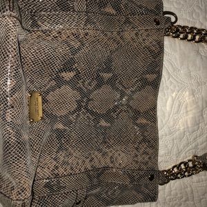 MK snake skin purse